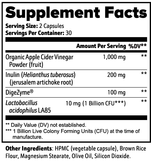 Slim Glow - Apple Cider Vinegar Capsules